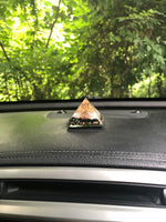 Load image into Gallery viewer, Mini Black Tourmaline Orgone Pyramid For Your Car
