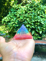 Load image into Gallery viewer, Chakra Orgone Pyramid For Your Car
